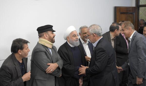 عکس روحانی و ظریف