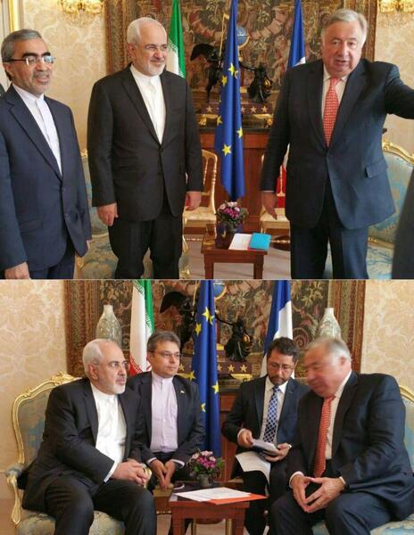 عکس دکتر ظریف در مجلس