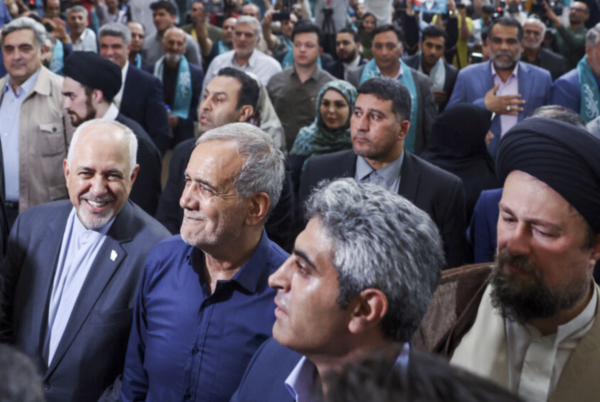 عکس جواد ظریف و پزشکیان