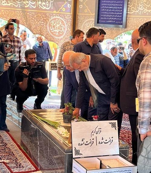 عکس جنجالی ظریف و پزشکیان