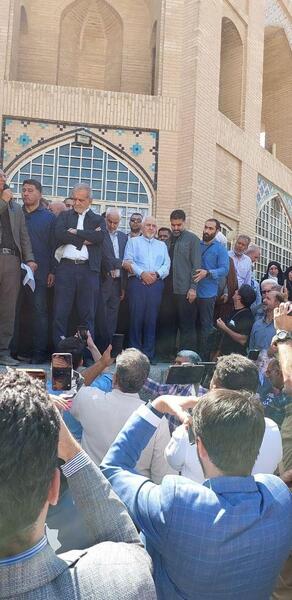 عکس جنجالی ظریف و پزشکیان