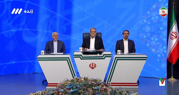 عکس جنجالی ظریف و پزشکیان
