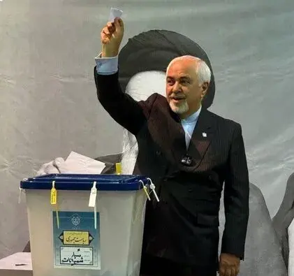 عکس محمد جواد ظریف و همسرش