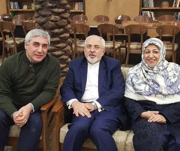 عکس محمد جواد ظریف و همسرش