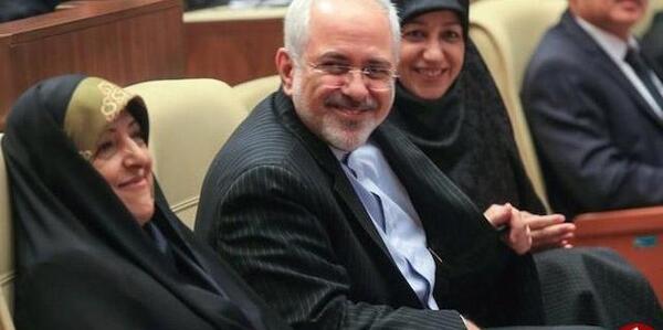 عکس محمد جواد ظریف و همسرش