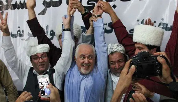 عکس جوانی ظریف و پزشکیان