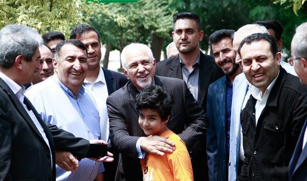 عکس جوانی ظریف و پزشکیان