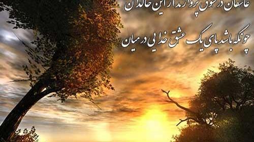 عکس یک غروب زیبا