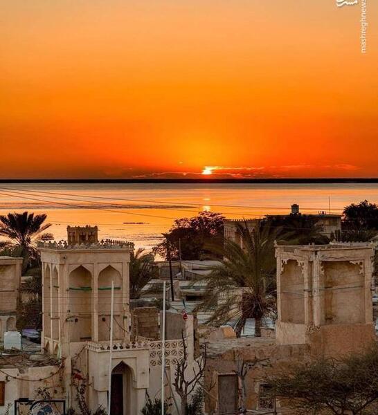 عکس غروب زیبا خورشید