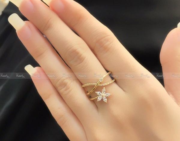 عکس انگشتر طلا ظریف زنانه
