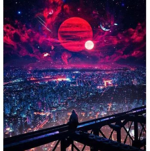 عکس زیبا فضانورد