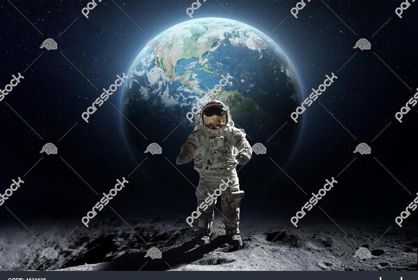 عکس زیبا فضانورد