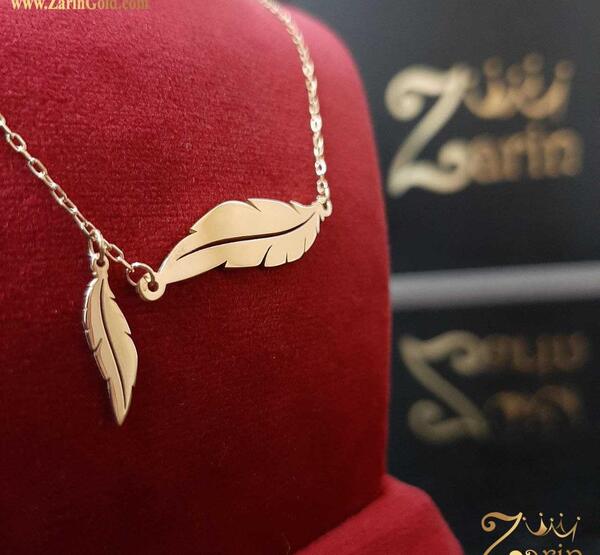 عکس گردنبند طلا طاووس