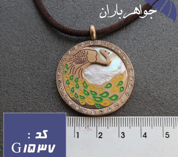 عکس گردنبند طلا طاووس