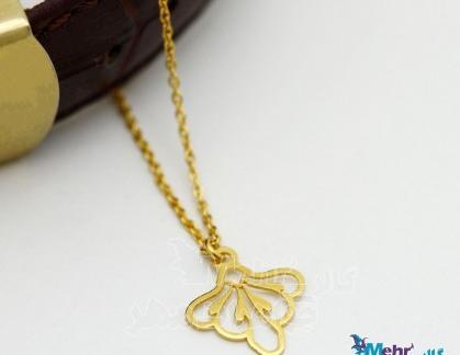 عکس گردنبند طلا طاووس