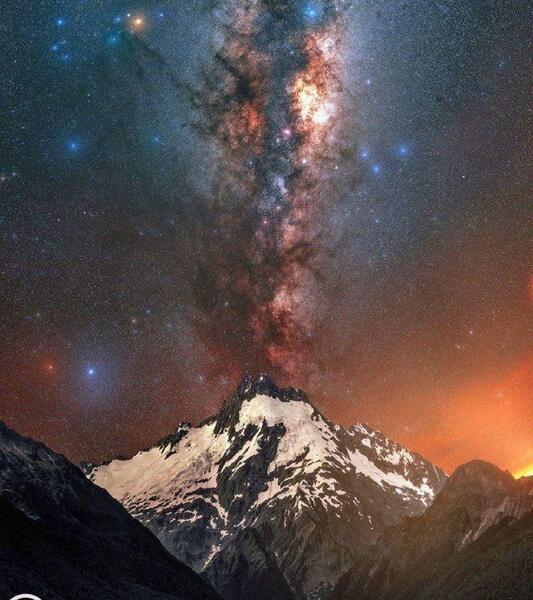 عکس زیبا کهکشان راه شیری