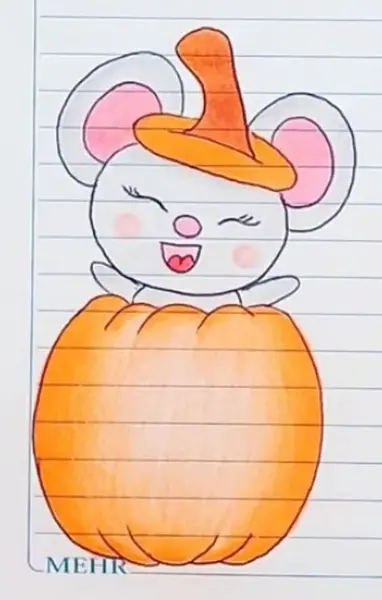 عکس تزیین دفتر مشق دخترانه فانتزی