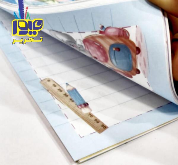 عکس تزیین دفتر مشق دخترانه فانتزی تک شاخ