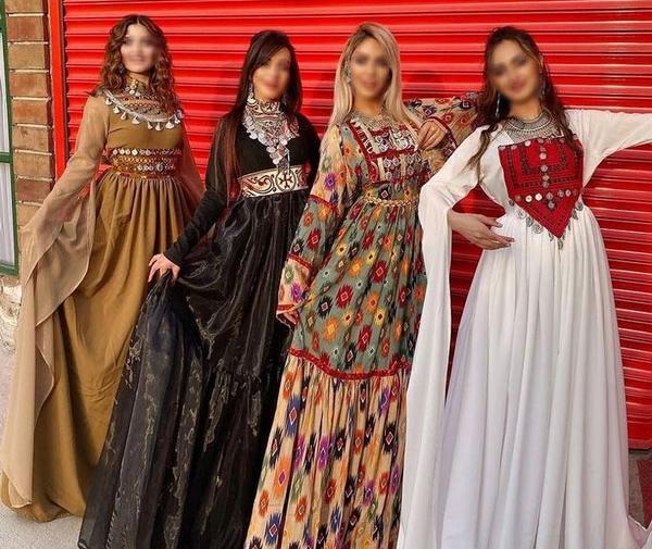 عکس لباس کردی زیبا