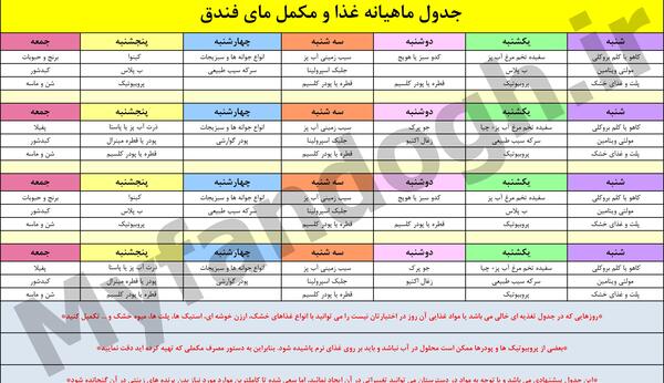 عکس غذای طوطی ها