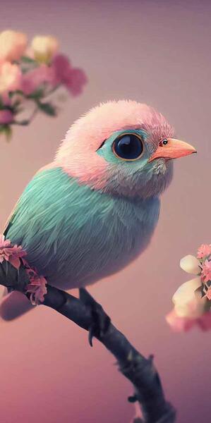 عکس طوطی خوشگل رنگارنگ