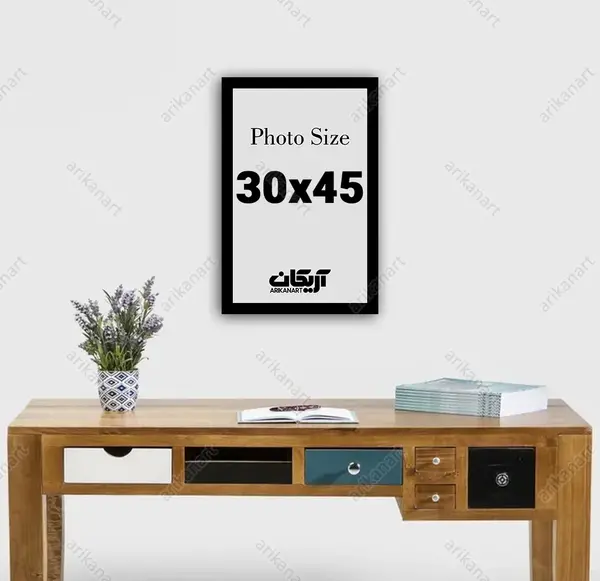 قاب عکس ساده سفید