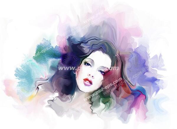 عکس آبرنگی ساده