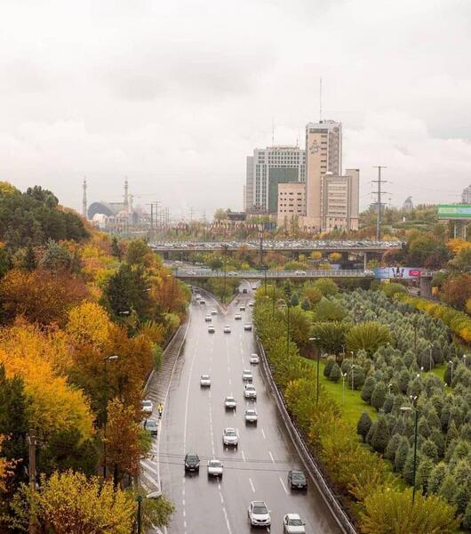 عکس هنری طبیعت بارانی