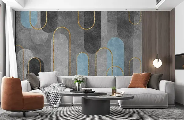 عکس کاغذ دیواری ساده طوسی