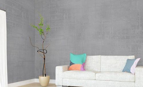 عکس کاغذ دیواری ساده طوسی