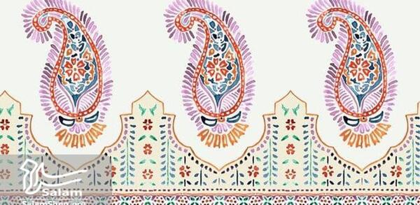 عکس بته جقه ساده برای نقاشی
