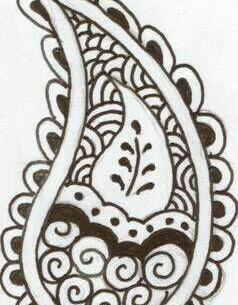 عکس های بته جقه ساده