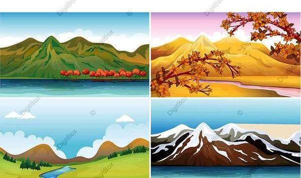 عکس پس زمینه طبیعت کارتونی