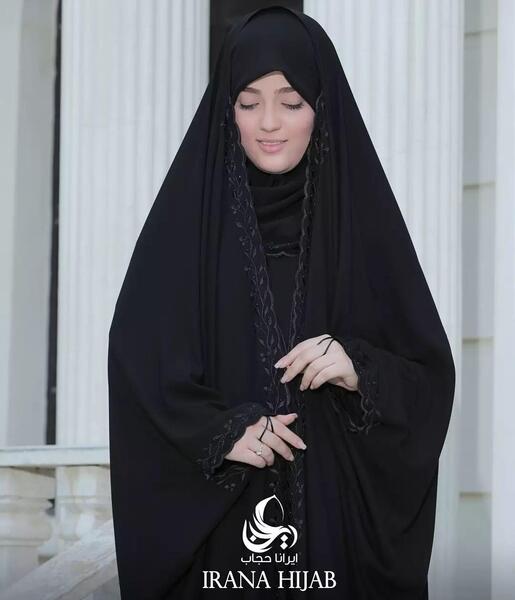 عکس چادر عربی ساده