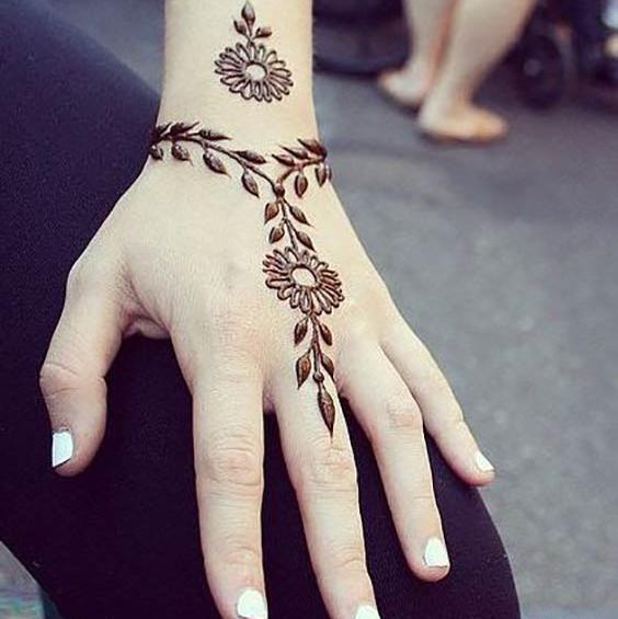 عکس حنای ساده