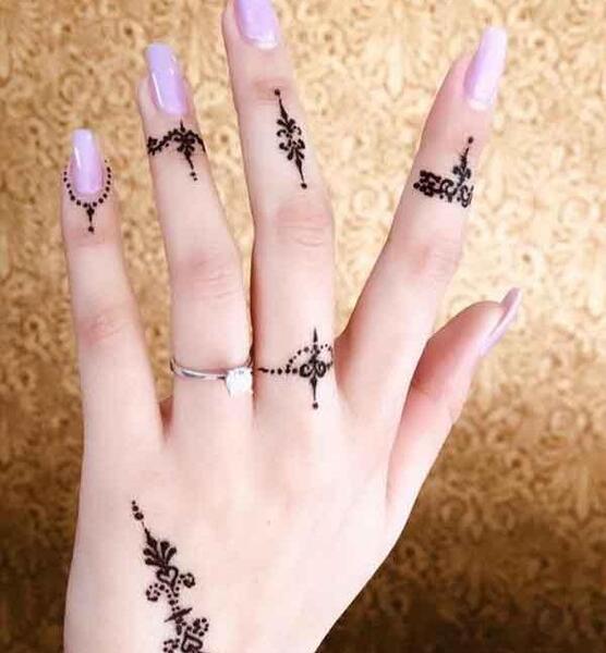 عکس حنای ساده