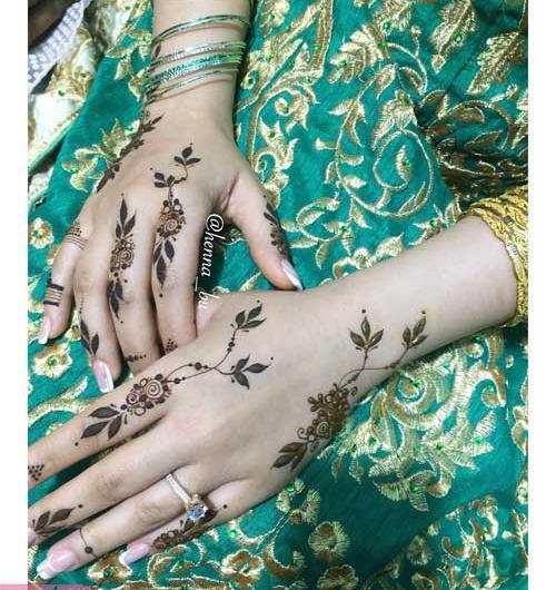 عکس حنای ساده