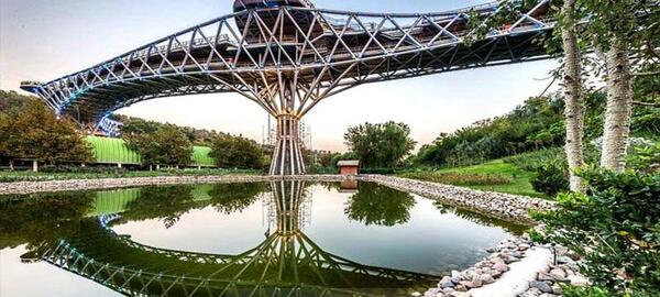 عکس طبیعی پل طبیعت