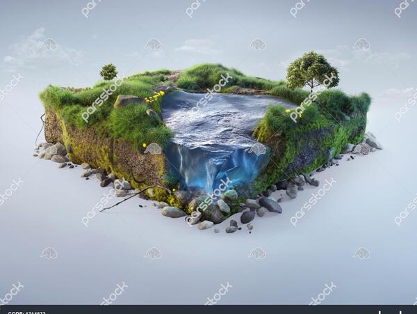 عکس پس زمینه طبیعت سه بعدی