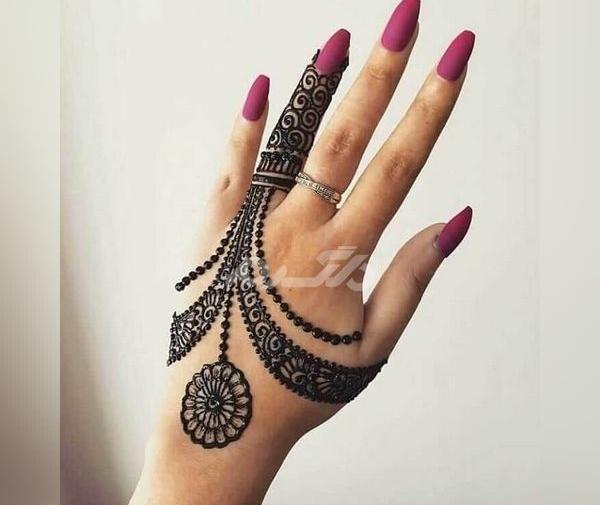 عکس حنای ساده دخترانه
