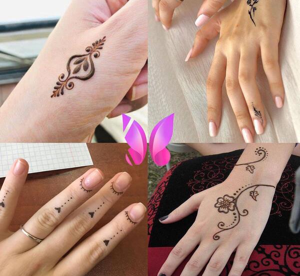 عکس حنای ساده دخترانه