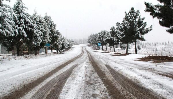 عکس طبیعت برفی ایران