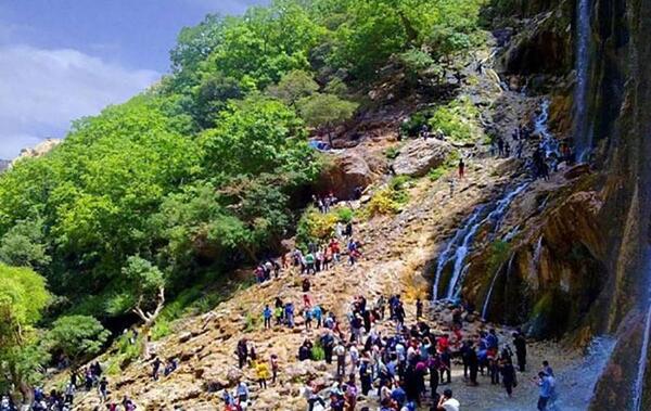 عکس طبیعت برفی سپیدان