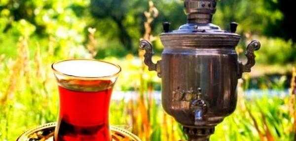 عکس طبیعت و چایی