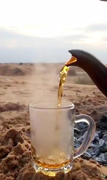 عکس طبیعت و چایی