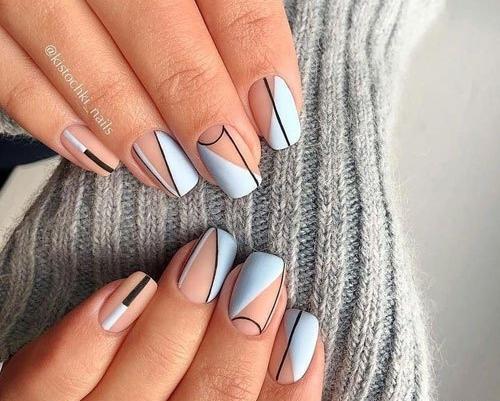 عکس ناخن لاک ژل ساده