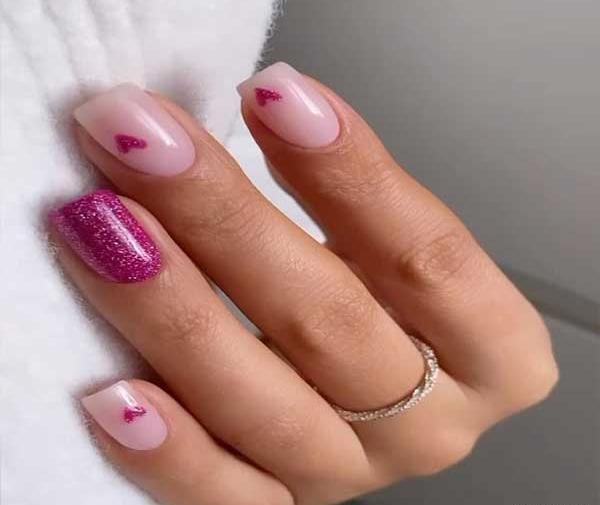 عکس ژل ناخن بچه گانه ساده