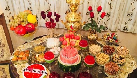 عکس تزیین ساده شب یلدا