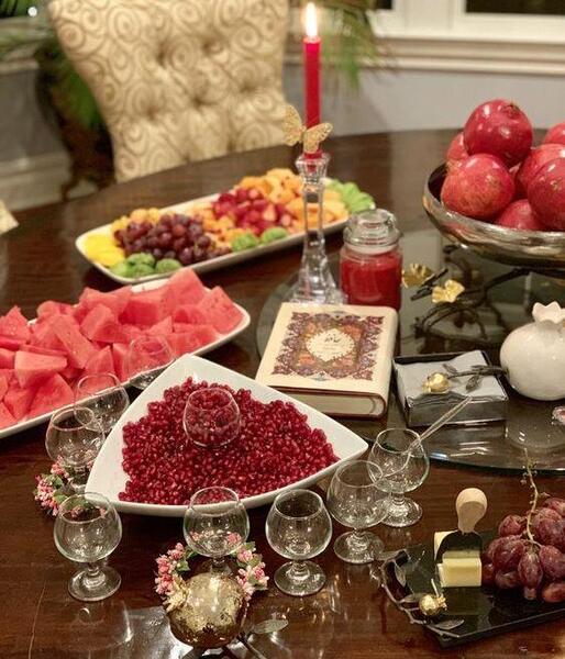 عکس تزیین ساده شب یلدا