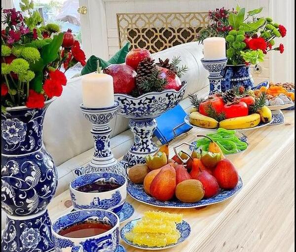 عکس تزیین ساده شب یلدا